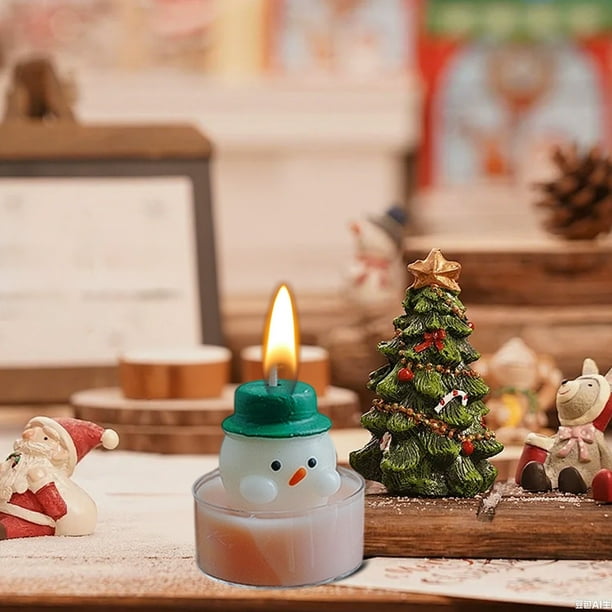 Winter Aroma Candle Ambiance Sensation Snowflake Wholesale Christmas Modeling Small Gift Christmas Candle