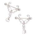 thumbnail image 4 of lionlar 2pcs Rings Dangle Tassel for Party Belly Dance Nightclub -, 4 of 9