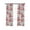 Red, variant on Blue Flowers Blackout Curtains, Light Blocking Print Window Curtains, Farmhouse Pastoral Spring Botanical Plants Thermal Insulated Window Drapes for Living Room 2 Panels, 104"W x 63"L