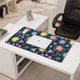 thumbnail image 3 of Long Mouse Pads for Desk,Pioneer Flower Floral Print Pattern Desk Mats on Top Of Desks, Desk Mouse Pad Extra Large with 3mm Non-Slip Base and Stitched Edge for Gaming,Office,Work,Home 31.5"x15.7", 3 of 6