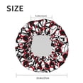 thumbnail image 6 of Kdxio French Bulldog1 Print Shower Cap for Women,Elastic and Reusable,Double Waterproof Layers Bathing Hat, 6 of 9