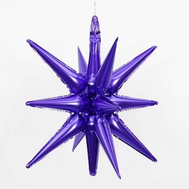 Globo de aluminio con forma de estrella unida y forma de gota de agua de un solo cuerpo para decoración de bodas, fiestas de cumpleaños