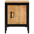 thumbnail image 3 of Mesita de noche rectangular VidaXL de madera maciza de mango, 3 of 9