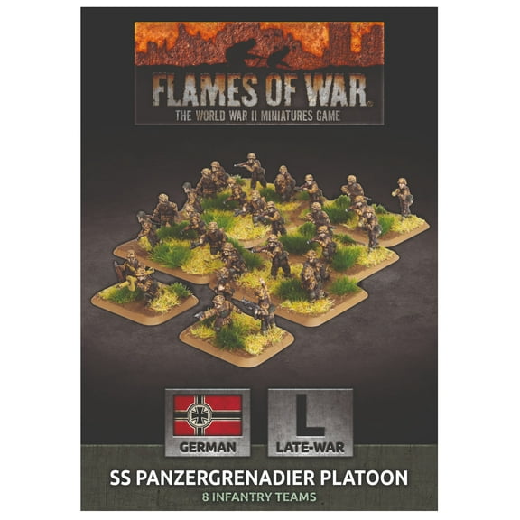 Flames of War: German SS Panzergrenadier Platoon (Late-War)