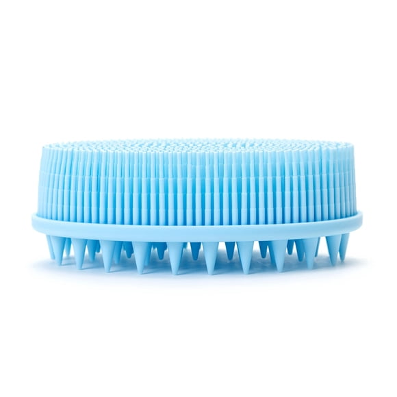 Cepillo sensorial premium para niños o autismo Depurador corporal de silicona suave 2 en 1 Sala sensorial Terapia ocupacional Cepillos sensoriales Loofah de silicona Cepillo de ducha para mascotas Cep