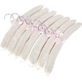 thumbnail image 1 of Durable Quality Padded Hanger, Heavy Duty Satin Covered Coat Hangers for Women's and Men's Wardrobe, No Shoulder Bump, Extra Large, Soft Plush, Anti Slip for Wedding Dress, Suits, 1 of 5