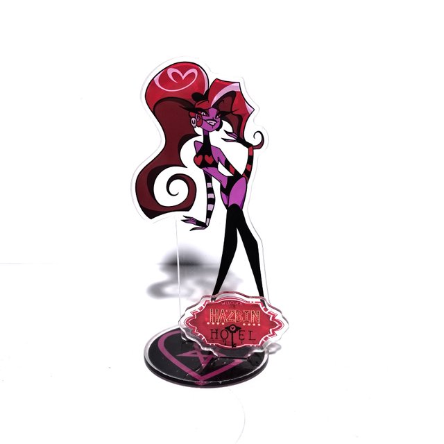 Anime Figure Acrylic Stand Model Plate Alastor Fizzarolli Angel Desk Decor Standing Sign Game Fans Gift Ornaments Stand Model