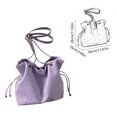 thumbnail image 3 of Leodye 1PCS Large Capacity Star Pattern Cloth Shoulder Bag, Casual Multipurpose Handbag for Daily Shopping and Travel -11.81x3.94x11.02in, 3 of 6