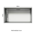 thumbnail image 3 of Gabinete Superior Cocina Madesa Nice 1 Puerta 60cm Gris, 3 of 10