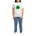 thumbnail image 4 of CafePress - Pomeranian Women's Light Pajamas - Women's Short Sleeve Print T-Shirt and Pants Light Cotton Pajama Set, 4 of 7