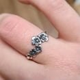 thumbnail image 2 of EOEMY Fashion 925 Silver Filled Wedding Ring Women Cubic Zircon Jewelry Gift Sz 6-10-10, 2 of 5