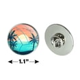 thumbnail image 4 of Volleyball Beach Scene Metal 1.1" Tie Tack Hat Lapel Pin Pinback, 4 of 5