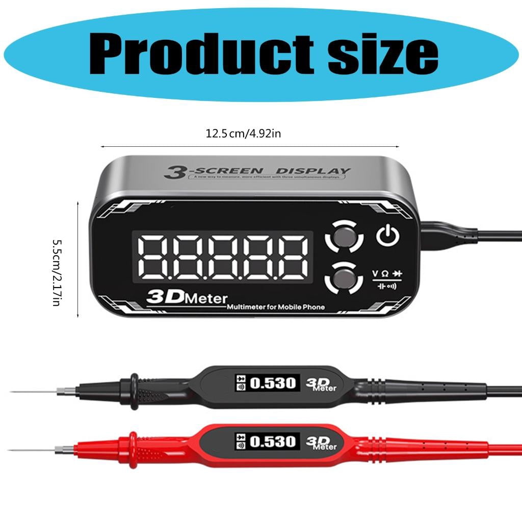 CEORPER Digital Display Multimeter Voltage/Capacitance Resistance Measurement Tool