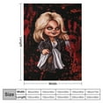 thumbnail image 2 of Bride of Chucky Super Soft Flannel Blanket Lightweight Air Conditioning Blanket Comfortable Quilt for Adults Kids, 2 of 8