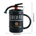 thumbnail image 2 of WIFKLSIIPG Retro Mug Funny Fire Extinguisher Ceramic Cup with Lid Spoon Large Capacity Cup Female Milk Cup Coffee Cup, 2 of 5