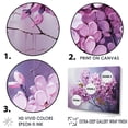 thumbnail image 3 of Designart "Lilac'S Whispers IV" Lilacs Floater Framed Canvas Prints, 3 of 5
