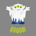 thumbnail image 2 of Junior's Toy Story Halloween Squeeze Alien Boo Ghosts  Cowl Neck Sweatshirt Gray Heather Small, 2 of 4