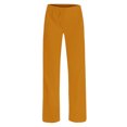 thumbnail image 3 of ZACPNCV Girls Wide Leg Yoga Pants Elastic High Waist Athletic Outdoor Trousers Loose Fit Workout Trousers Orange 9-10 Years, 3 of 4