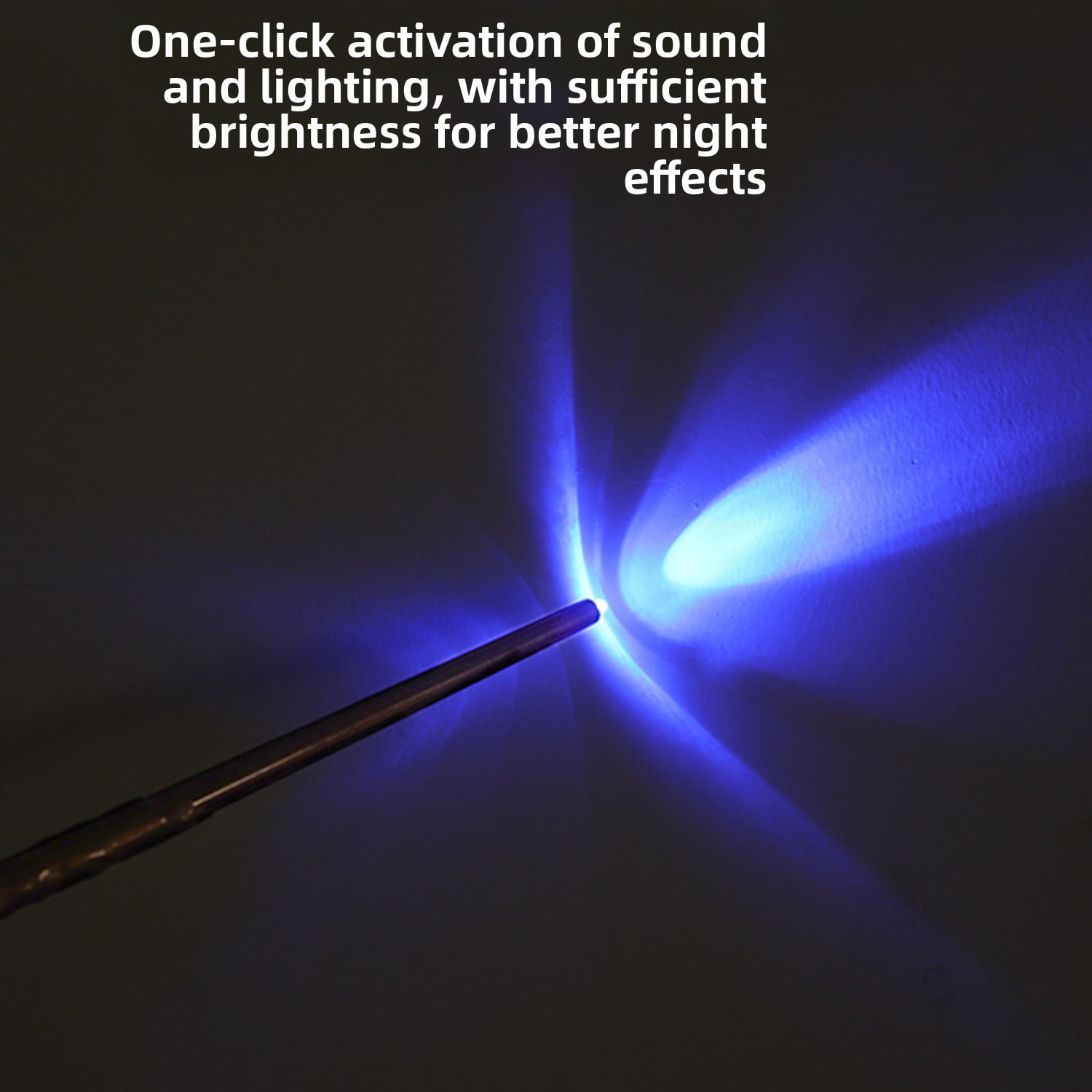 D.FAMMILY Wand Night Light,Emit Light LED Magic Wand With Sound, Halloween Prop