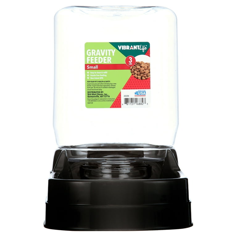 Vibrant Life Gravity Pet Feeder, Small, lb