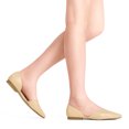 thumbnail image 5 of Womens pointed toe flats with a sleek and elegant design offering casual comfort for walking and daily wear, 5 of 5