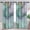 Green and Purple, variant on White and Copper Marble Pattern Blackout Curtains,Triple Weaved Fabric,Thermal Insulated,Room Darkening,Grommet Top,2 Panels,42x45in(107x114cm)