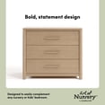 thumbnail image 6 of Art of Nursery by Storkcraft Malta 3 Drawer Chest with Removable Changing Topper - Driftwood, 6 of 12