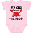 thumbnail image 3 of Inktastic My Gigi Loves Me Grandkids Boys or Girls Baby Bodysuit, 3 of 5