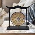 thumbnail image 6 of Gong Ornament, Chinese Gong with Stand Wind Chime Feng Shui Brass Gong Desktop Traditional Mallet Wind Gongs for Table Outdoor Hom E, 6 of 9