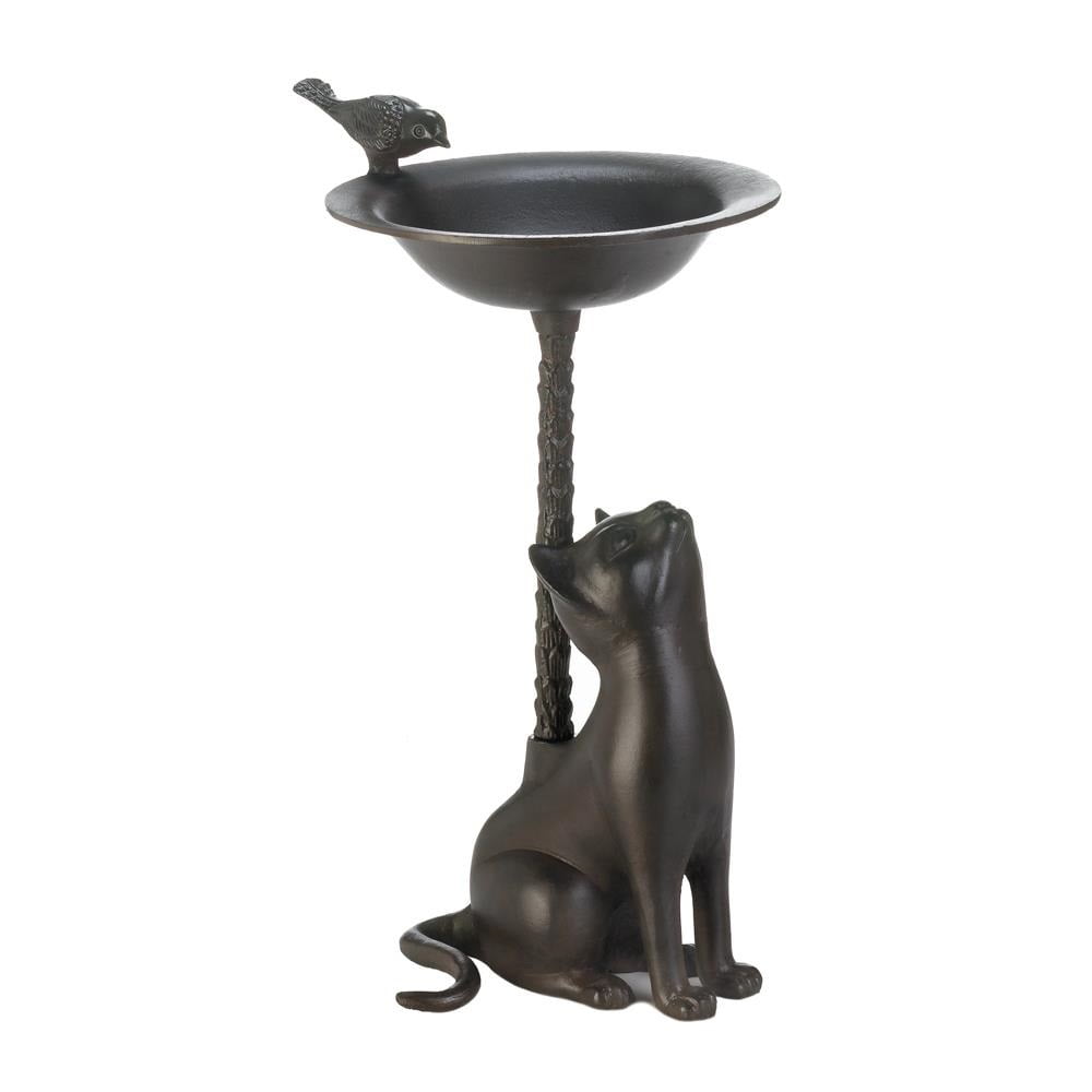 Brown Cat Bird Bath Walmart Canada