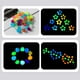 thumbnail image 2 of 100pcs Glow in the Dark Stones Glow Stones Decoración de piedra fluorescente en forma de diamante p Eccomum Piedra luminosa, 2 of 7