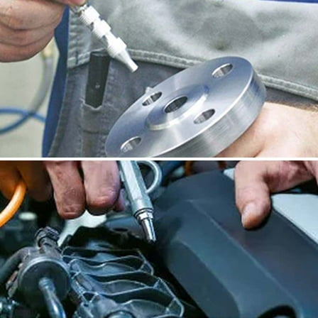 Adjustable Pocket Air Blow Blower with 1/4" Type Plug for Air Purification Work