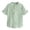 Light Green, variant on Zhanqunnn Boys Short Sleeve Shirt Button Up Dress Shirts Tees Pockets, Size 9-10 Years