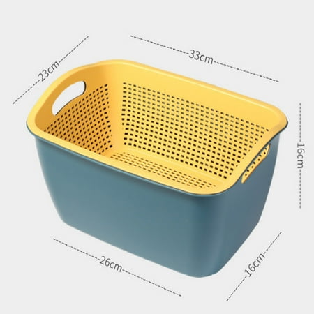 

Homeex A basket for washing vegetables and fruit Blue L U