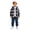 01-I, variant on YDFCWXW Size 2-6 Toddler Boys Clothes Plaid Hooded & Pants 2 Set Kids Boys Outfits Sets (Black, 5-6 Years)