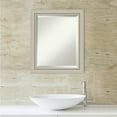 thumbnail image 5 of Amanti Art Beveled Wood Bathroom Wall Mirror - Romano Silver Narrow Frame Outer Size: 20 x 24 in, 5 of 5