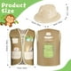 thumbnail image 3 of Set de disfraces Geyoga Explorer para niños, chaleco y sombrero de safari, 48 unidades, 3 of 7