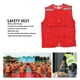 thumbnail image 4 of Chaleco de Seguridad, Chaleco Seguro de Bolsillos Múltiples Rojos para Periodista, 4 of 7