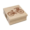 thumbnail image 1 of Bike with Flowers Square Rubber Stamp Stamping Scrapbooking Crafting - Medium 1.75in, 1 of 7