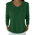thumbnail image 1 of Breezora Chandail en Tricot pour Femmes avec Col Rond Manches Longues Ajusté Confortable Décontracté pour Style Moderne Taille g Vert, 1 of 4