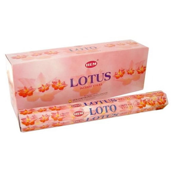 Hem Lotus Incense Sticks - 120 Stick Bulk Box (6 Inner Tubes of 20)