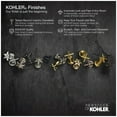 thumbnail image 3 of Kohler K-22178-G Purist 1.75 GPM Multi Function Hand Shower Package - Chrome, 3 of 7