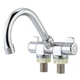 thumbnail image 5 of Foldable Rotating RV Faucet - Two-Handle Deck/Wall Mounted Hot & Cold Water Mixer Tap for Motorhome & Travel Trailer_Perfect Gift, 5 of 5