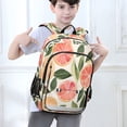thumbnail image 6 of FORMRS Unisex School Backpack 17" Student Travel Bag with Laptop Compartment, Watercolor Grapefruit, 6 of 7