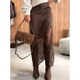 thumbnail image 5 of Women Lace Patchwork Skirts High Waist A Line Y2K Elegant Maxi Long Skirts Party Boho Skirt, 5 of 8