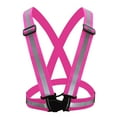 thumbnail image 1 of koolsoo Gilet d'Équipement de Course Jogging Réfléchissant Ajustable Ceinture de Taille Rayures Type Veste Rouge, 1 of 9