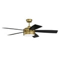 thumbnail image 3 of BRX52BCP5-Craftmade Lighting-Braxton - Ceiling Fan with Light Kit in Transitional Style - 52 inches wide by 15.07 inches high-Brushed Copper Finish, 3 of 5
