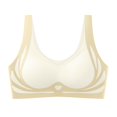 thumbnail image 4 of WCJM Up To 50% Off Bra Women'S Microfiber Stretch Underwear Pack Nylon,Spandex Bra Beige,Xxl, 4 of 5