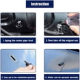 thumbnail image 3 of ziyahi 2 Pieces Windshield Wiper Washer Cleaning Wiping Spraying Nozzles Spare Parts Modification Maintenance, 3 of 6
