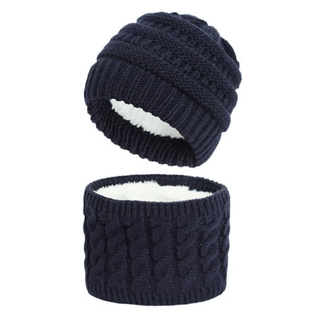 

Baby Beanie For Boys Girls Cap Cotton Knitted Winter Warm Hats+Scarf